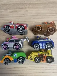 パウ・パトロール ミニカー 6台セット パウパト　子供おもちゃ