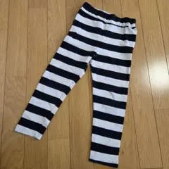 しまむら、ルルモーメント、ボーダー、ロングパンツ、レギンス