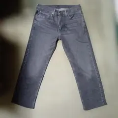 リーバイス505ブラック ストレートデニムw34L 32