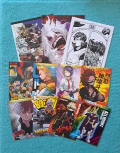 僕のヒーローアカデミア　特典　11点　イラストカード　小説　漫画　コミックス