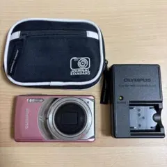 【純正バッテリー＆充電器付き 動作品】 オリンパス ミューμ-720SW カメラ OLYMPUS μ 720 SW 本体 バッテリー 充電器セット - メルカリ