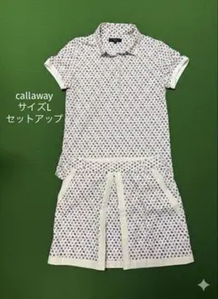 Callaway レディース ポロシャツ スカート セット L