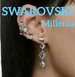 SWAROVSKI　Millenia イヤーカフ ＆ピアス セット