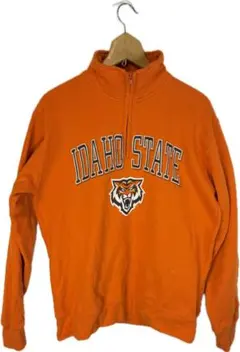 Champion IDAHO STATE ジップアップトレーナー オレンジ M