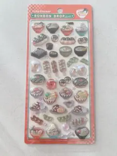 【正規品】ボンボンドロップシール 和柄 日本食 クーリア 食べ物 和食 たこ焼き