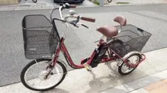 紫色 三輪自転車 前後バスケット付き☆美品☆メルカリ頼める便で安心配送 2025年最新】電動 自転車 三輪の人気アイテム - メルカリ