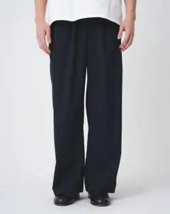 【訳あり品】ストライプストレートスラックス B5071