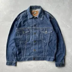 70s USA製 Bobson 3rd デニムジャケット 濃紺 508xx 古着