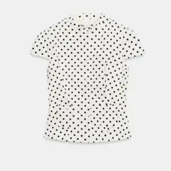 ドット柄ポケット付きポプリンTシャツのサムネイル