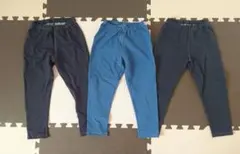 UNIQLO 110cm リラックスフィットレギンス10分丈　3点セット