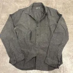 グローバルワーク　グレー　長袖　シャツ　綿100%
