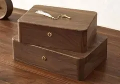 木製　レトロ　収納ボックス 北欧　収納 インテリア 小物入れ　高級感　贈り物