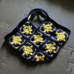 ハンドメイド　モチーフミニバッグ　冬⑧
