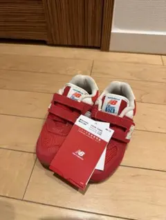 New Balance 574 レッド スニーカー 15.0cm