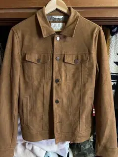 ZARA MAN ブラウン スエードジャケット