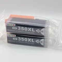 【新品】マタインク 互換インク BCI-350XL PGBK 2個セット 説明書のサムネイル