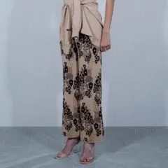 yueqiqi 22AW フレアパンツ Sサイズ グレー - メルカリ