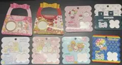 おはじきシール　台紙　9枚　すみっコぐらし アフロ犬　シールビッツ　トムとジェリ