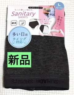 【新品】サニタリーショーツ ウイング対応　多い日用　Lサイズ