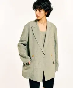 新品！Whim Gazette シルクリネン テーラードジャケット FREE