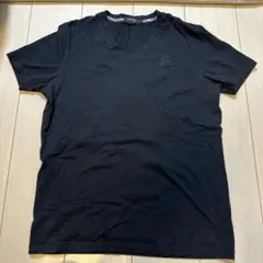BURBERRY バーバリーブラックレーベルVネックTシャツ 黒Mのサムネイル