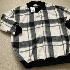 新品未使用　セシルマクビー　チェック柄 Vネック セーター