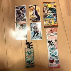 デコステッカー2僕のヒーローアカデミア4枚　ブックマーク1枚