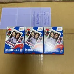 FUJIFILM instax mini フィルム 20枚入り　3箱セット
