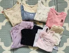 保育園着.インナーまとめ売り.ミキハウス.ユニクロ.西松屋.イオン 80size