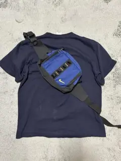 90s スウッシュ ワンショルダー ポーチ テック y2k 古着 シティボーイ