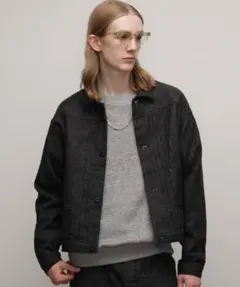 Schott〉デニム レザーコンビ Gジャン 