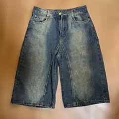デニム ハーフパンツ