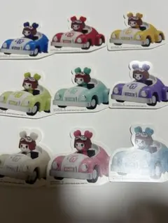 TWICE LOVELYS プルバックカーコレクション　ステッカー　コンプセット