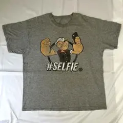 ポパイ セルフィTシャツ L〜XL相当 コピーライトフェード 古着 キャラクターのサムネイル
