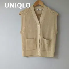 ユニクロユー　Vネックカーディガン（ノースリーブ）