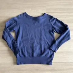 WAREHOUSE 2nd hand seriesダークブルー スウェットシャツのサムネイル