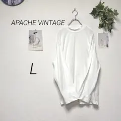 10387 APACHE VINTAGE ロングTシャツ L 無地 シンプル