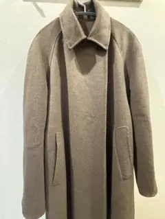 FRAMeWORK SUPER160'sバルカラーコート ブラウン　38