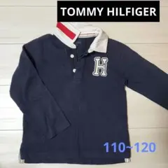 Tommy Hilfiger ネイビー 長袖ポロシャツ 110～120cm