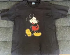 青タグ　80sUSA製　ヴィンテージ　ミッキー Tシャツ　L