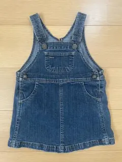 moujonjon ジャンパースカート　デニム　90