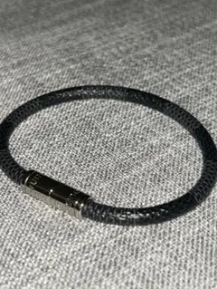 美品☆Louis Vuitton☆ブレスレット☆M6626Eダミエ☆シルバー金具