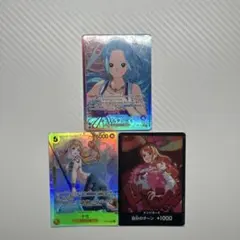 ワンピースカードヒロインズエディション　ビビリーダーパラレル　ナミSRドンカード
