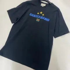 GUCCI GUCCI BAND Tシャツ ブラック - メルカリ
