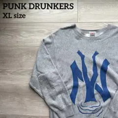 PUNK DRUNKERS 裏起毛 スウェット XL パンクドランカーズのサムネイル