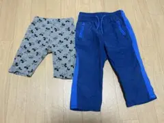 ミッキー柄とGAPのズボンセット 90