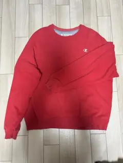 Champion レッド スウェット 古着