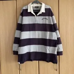 ポロジーンズ　ラルフローレン　ボーダーシャツ　ラガーシャツ　古着