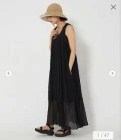 新品 PIN TUCK CHIFFON マキシドレス MOUSSY - メルカリ