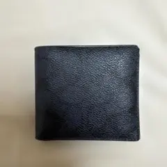 COACH 二つ折り財布 黒 シグネチャーのサムネイル